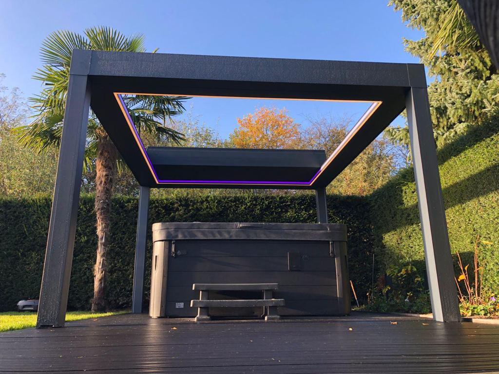 Premium Pergola Terrassen mit LED